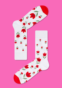 День рождения JNRB: Носки Красные тюльпаны День рождения JNRB: Носки Красные тюльпаны