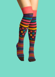 Цветные носки JNRB: Чулки Высокие каблуки
