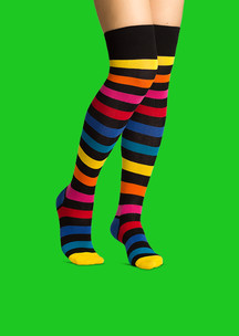 Цветные носки JNRB: Чулки Пеппи Длинныйчулок