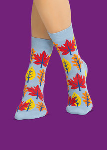 Цветные носки JNRB: Носки Кленовый лист