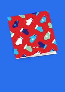 Открытки Funny Socks: Открытка Варежки