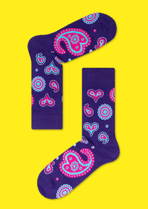 С орнаментом JNRB: Носки Фиолетовые огурцы