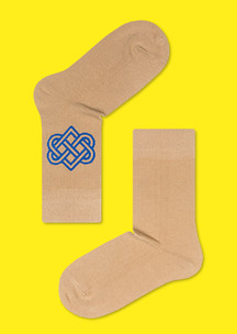 С орнаментом JNRB: Носки Татуировка