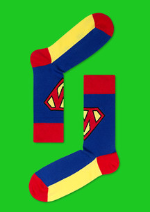 Цветные носки для всей семьи Супермен JNRB: Носки Супермен