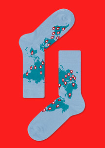 Менеджеру JNRB: Носки Карта мира