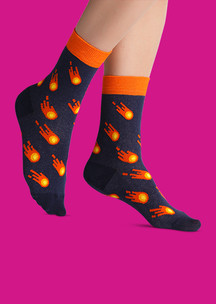 Цветные носки JNRB: Носки Метеоритный дождь