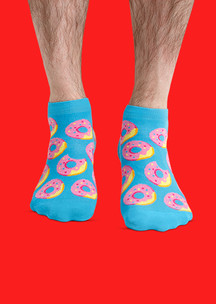 Цветные носки JNRB: Носки Голубые Донатс