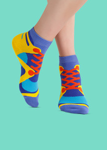 Цветные носки JNRB: Носки Кеды синие