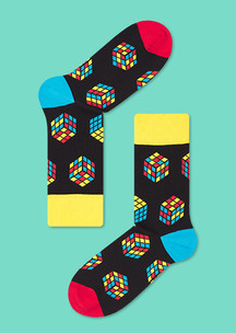 Цветные носки JNRB: Носки Кубик Рубика