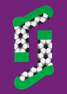 Футбол JNRB: Носки Зеленый мяч
