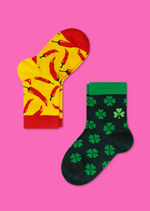 Цветные носки JNRB: Носки детские (2 пары) Счастливые перчики