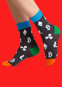 Цветные носки JNRB: Носки Валютная биржа
