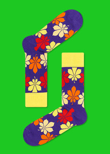 Цветные носки JNRB: Носки Осторожно, листопад!