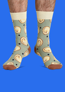 Цветные носки JNRB: Носки Пельмени в бульоне
