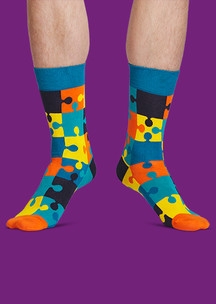 Цветные носки JNRB: Носки Пазл сошелся