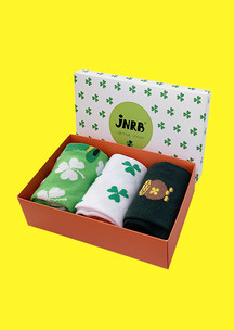 Женские носки JNRB: Набор Зелёный клевер
