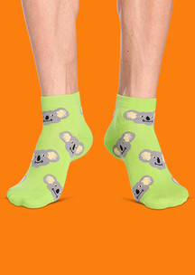 Цветные носки JNRB: Носки Коала в эвкалипте