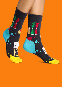 Женские длинные носки из хлопка  FunnySocks