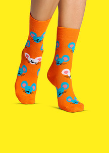 Цветные носки JNRB: Носки Счастливого рататуя