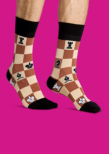 Цветные носки JNRB: Носки Шахматный клуб