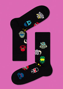 Цветные носки JNRB: Носки Горячие головы