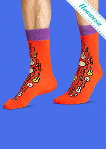 Мужские цветные носки из хлопка купить в FunnySocks