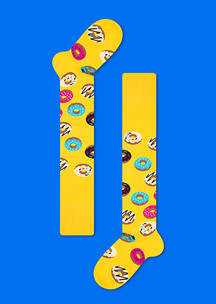 Цветные носки JNRB: Чулки Ванильные пончики