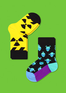 Цветные носки JNRB: Носки детские (2 пары) Пришельцы