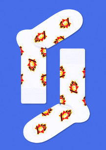 Цветные носки JNRB: Носки Пионерский значок