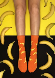 Цветные носки JNRB: Носки Бананы