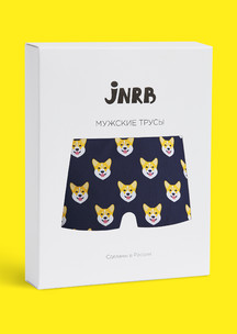 Цветные носки JNRB: Трусы семейные Корги