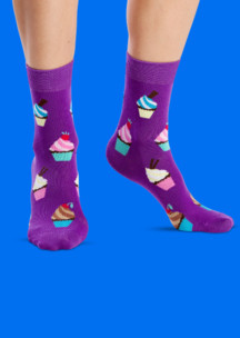 Цветные носки JNRB: Носки Корзиночки с крэмом