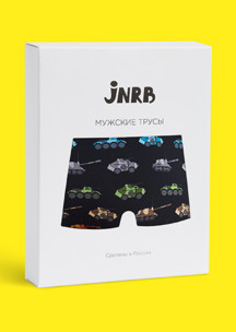 Цветные носки JNRB: Трусы боксеры Бронемашины