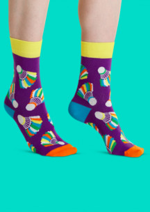 Цветные носки JNRB: Носки Перьевой воланчик