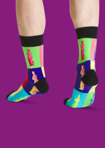 Цветные носки JNRB: Носки Богиня поп-арта