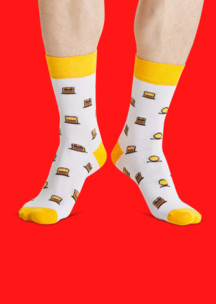 Цветные носки JNRB: Носки Золотые сундуки