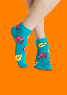 Цветные носки JNRB: Носки Креветочный коктейль