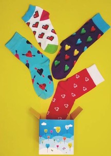 Funny Socks: Коробка для 2-х пар Витаю в облаках