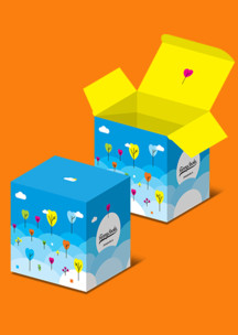 Funny Socks: Коробка для 4-х пар Витаю в облаках