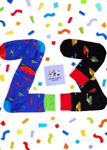 Funny Socks: Открытка На земле, в небесах и на море