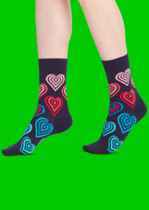 Цветные носки JNRB: Носки Гипнотическая любовь