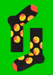 Цветные носки JNRB: Носки Кубические тыковки