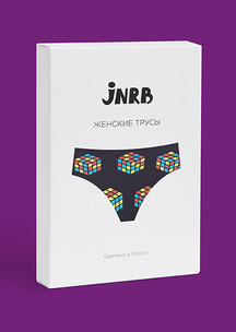 Цветные носки JNRB: Трусики Кубик Рубика