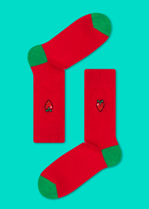 Цветные носки JNRB: Носки Сочная клубника