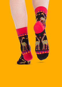Цветные носки JNRB: Носки Длинношеее животное