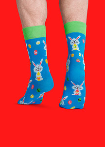 Цветные носки JNRB: Носки Нежные зайцы
