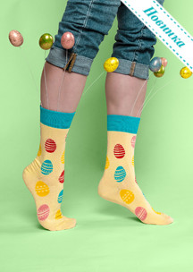 Цветные носки JNRB: Носки Пасхальные яйца