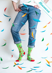 Цветные носки JNRB: Носки Веселый петух
