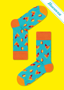 Цветные носки JNRB: Носки Курочка Ряба