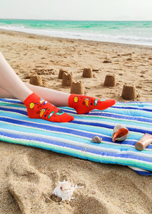 Цветные носки JNRB: Носки Хот доги под солнцем